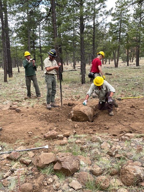 Rocky Road...Removing a large rock from the center of the trail - 6/2026